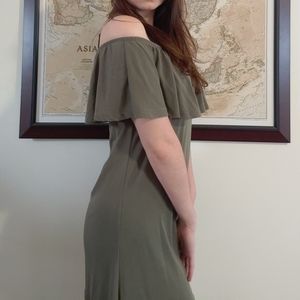Francesca's Green Short Dress
